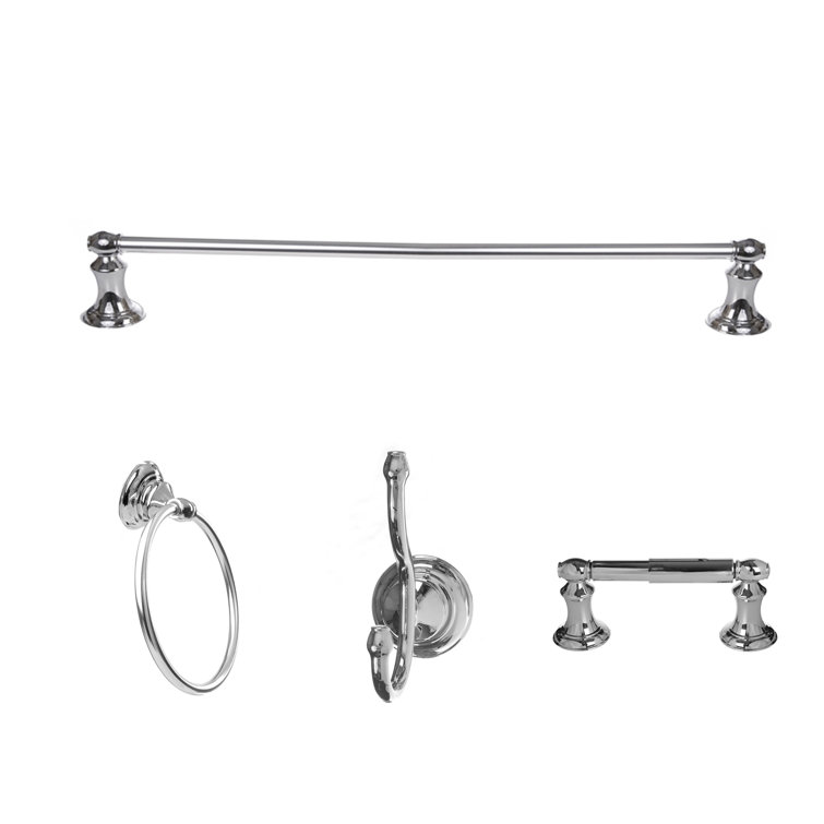 ARISTA Highlander 4 Piece Bathroom Hardware Set & Reviews Wayfair